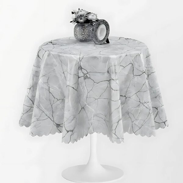Marble Printed Oilcloth