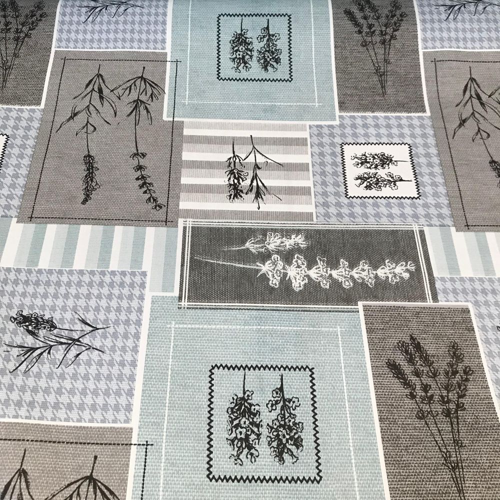 Mixed Herbs Printed Oilcloth
