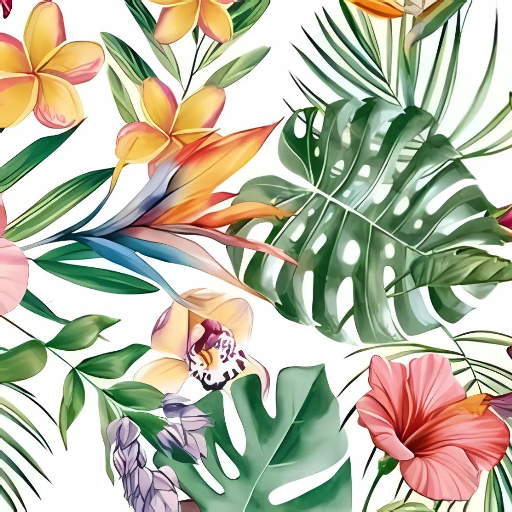Strelitzia Printed Oilcloth
