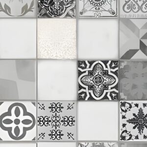 Turkish Tiles Printed Oilcloth