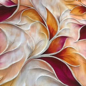 TERROCCOTA COLOR VISCOSE PRINT