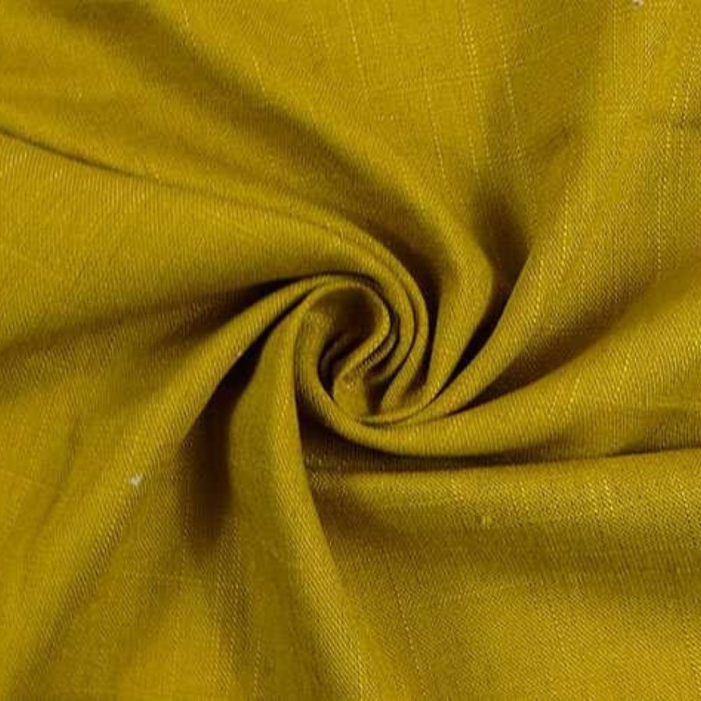 Amber Green Linen Slub