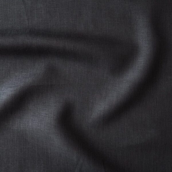 BLACK PURE LINEN