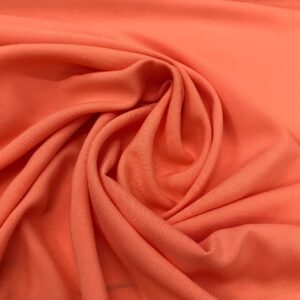 BRIGHT ORANGE VISCOSE FABRIC