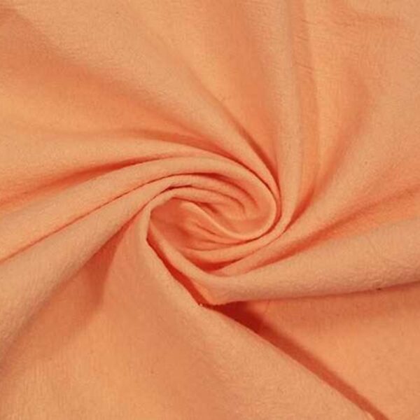 Peachy Orange Cotton Dipinto (Washed Cotton)