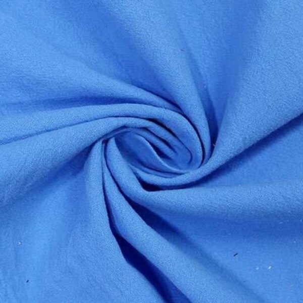 Sea Blue Cotton Dipinto (Washed Cotton)