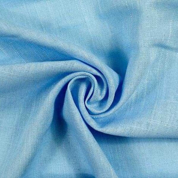 Sky Blue Linen Slub