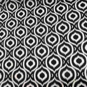 BLACK & WHITE TRIBAL PRINTED MINI MATT