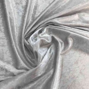 CRUSHED VELOUR - SILVER