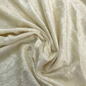 CRUSHED VELOUR - CREAM