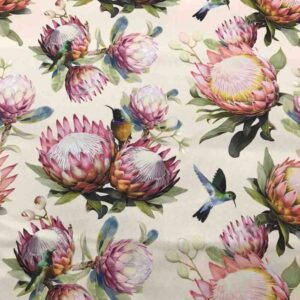 King Protea Cotton Bold Print Fabric