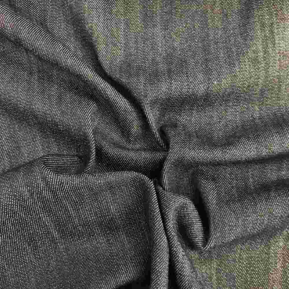STRETCH DENIM FABRIC – CHARCOAL