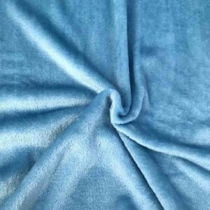 AQUA CORAL FLEECE FABRIC