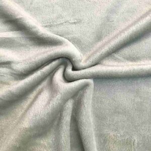 SILVER GREY CORAL FLEECE FABRIC