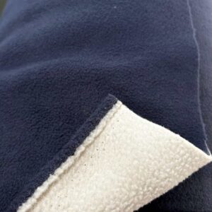 NAVY SHERPA BONDED FLEECE