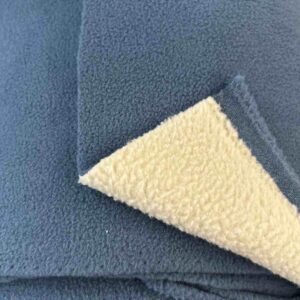SKY BLUE SHERPA BONDED FLEECE