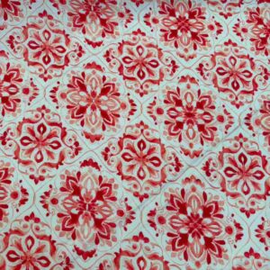 PINK MEDALLION PRINTED VISCOSE