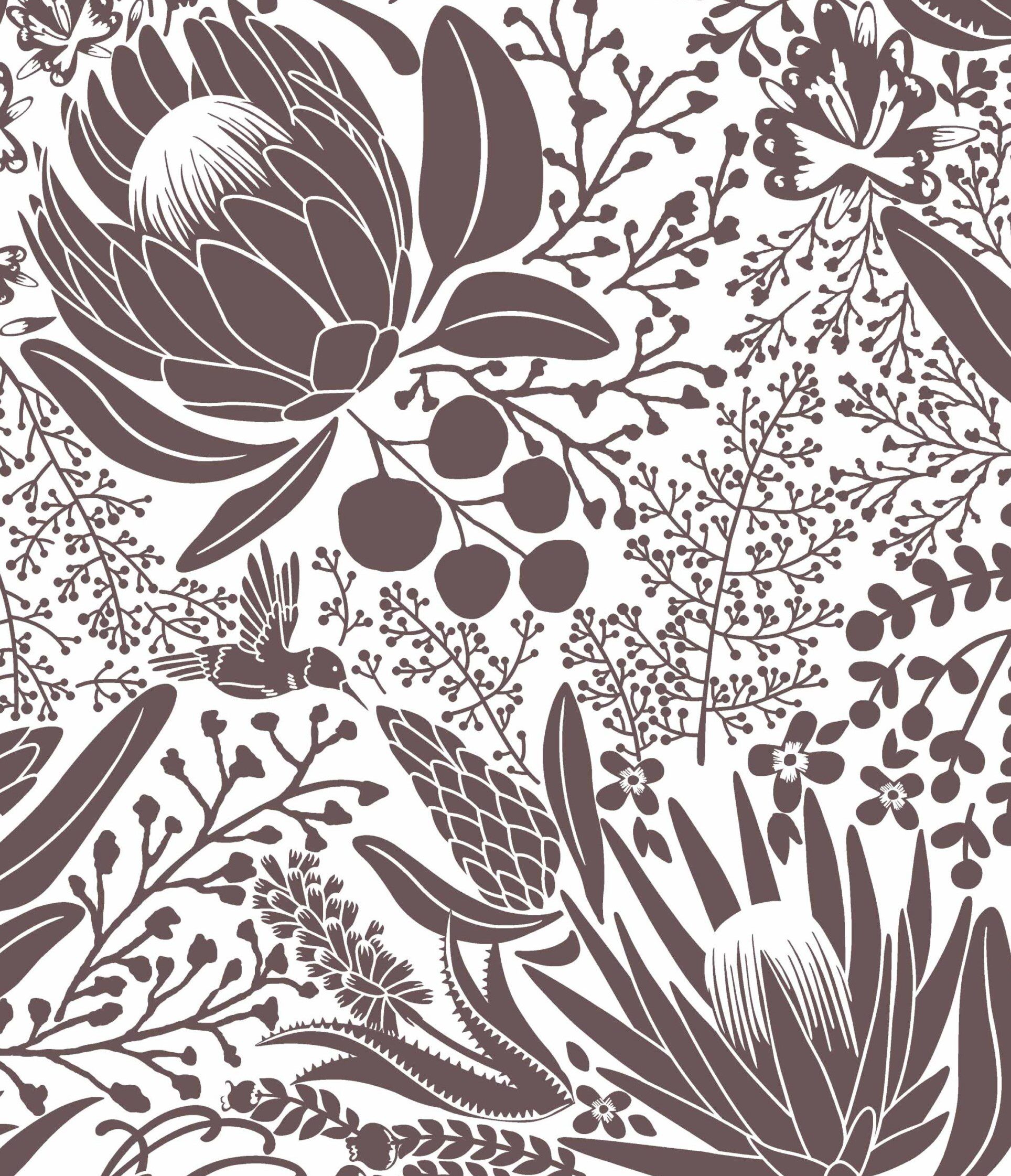 Aloe Mono Mud Cape Flora Cotton Fabric Online