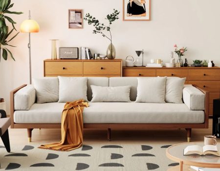 COTTON LINEN FABRIC SOFA