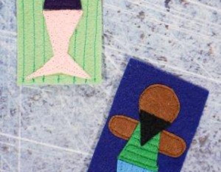 Make a felt mermaid project