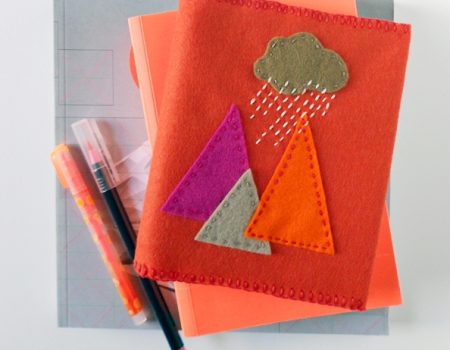 Using Felt to Make a Notebook Cover